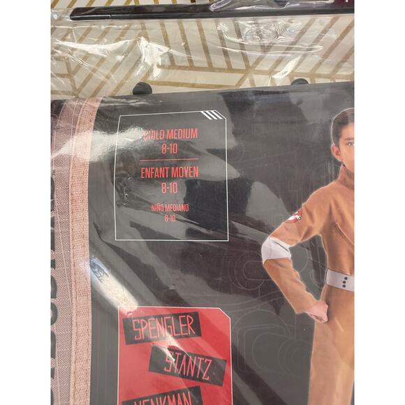GHOSTBUSTERS Child Spengler Stantz Venkman Zeddedmore Costume | Size 8-10 - Picture 4 of 6